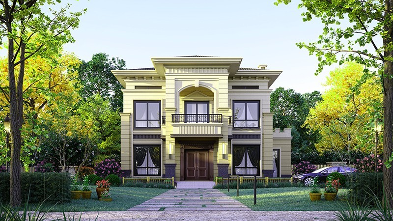 渭南中式合院住宅，开放庭院与邻里乡亲更亲近